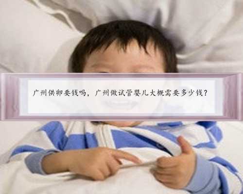 广州供卵要钱吗，广州做试管婴儿大概需要多少钱？