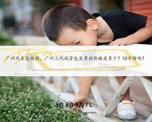 广州代生包性别，广州三代试管包生男孩价格是多少？10万够吗？