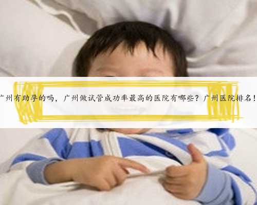 广州有助孕的吗，广州做试管成功率最高的医院有哪些？广州医院排名！