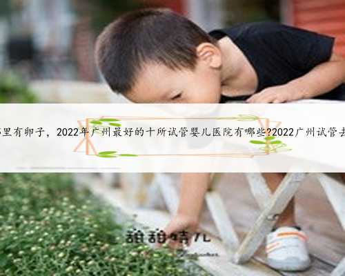广州哪里有卵子，2022年广州最好的十所试管婴儿医院有哪些?2022广州试管去哪做