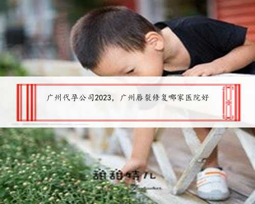 广州代孕公司2023，广州唇裂修复哪家医院好
