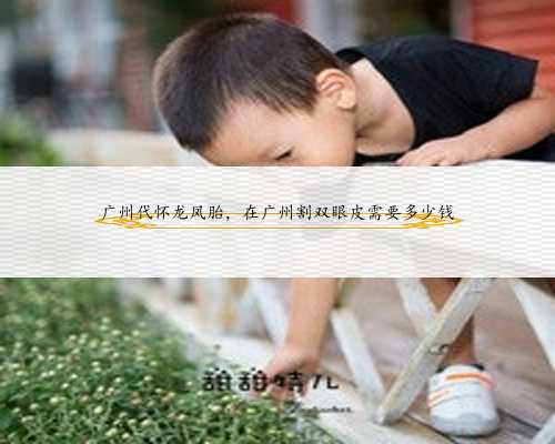 广州代怀龙凤胎，在广州割双眼皮需要多少钱